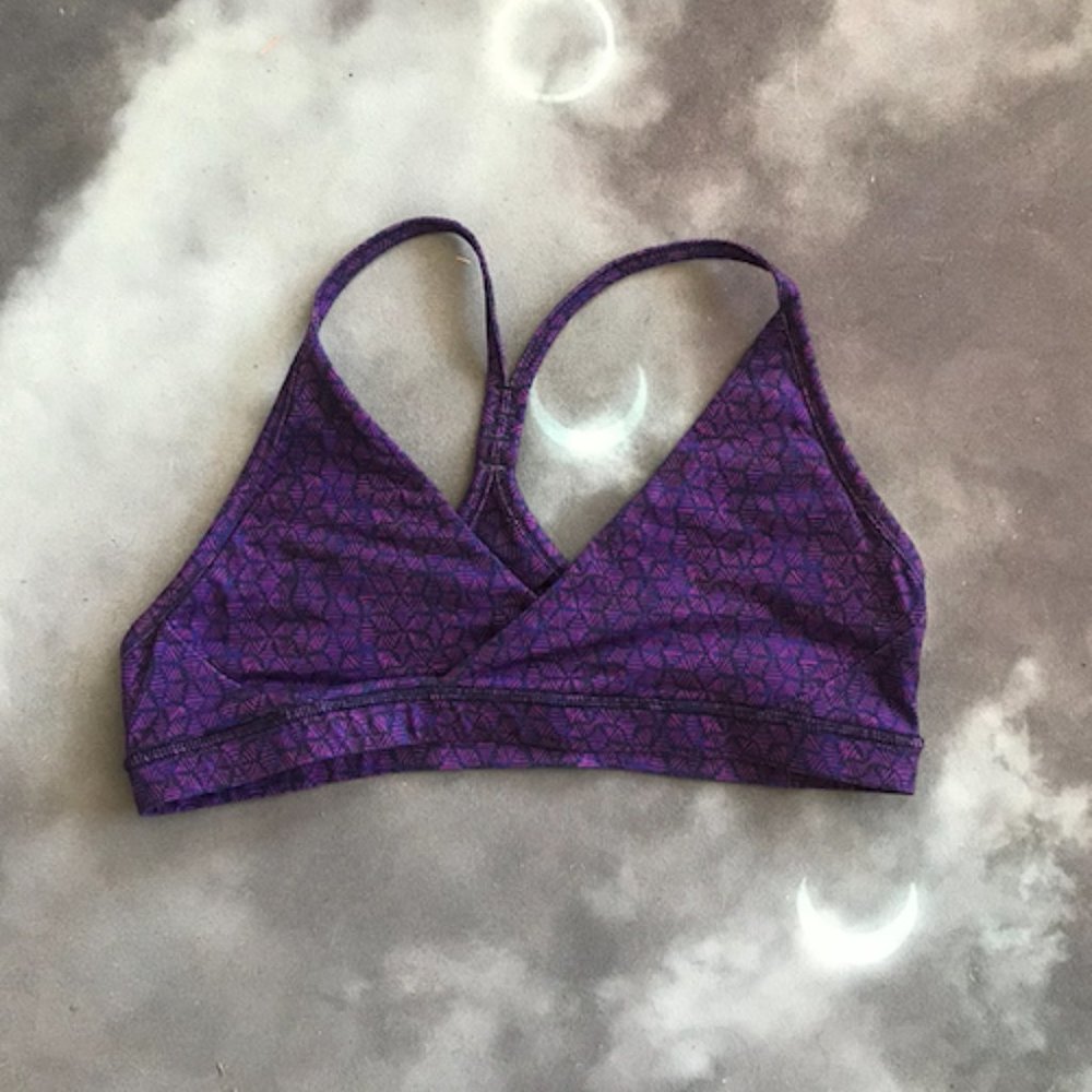 Patagonia Cross Beta Sports Bra Purple Large